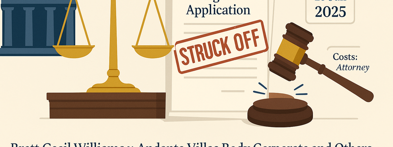 Williams v Andante Villas Body Corporate and Others (14916/2024P) [2025] ZAKZPHC 76 (27 August 2025)