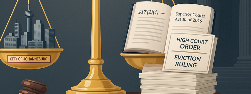 City of Johannesburg Metropolitan Municipality and Another v Seale and Another (121/2024) [2025] ZASCA 156 (20 October 2025)